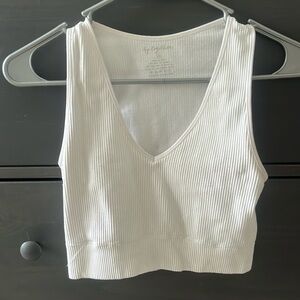 South Moon Under Crop Tank | S/M | White